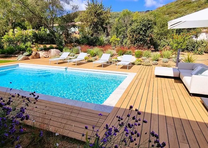 Villa Alba, 8 Pers, Piscine Chauffée, 5 Minutes Cirendinu